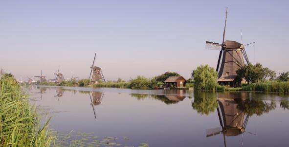 Hollands Midden, molen aan het water