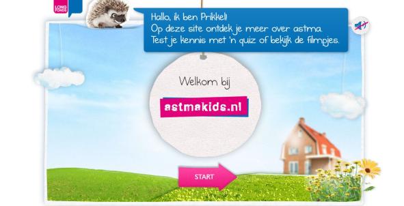 Astmakids homepage