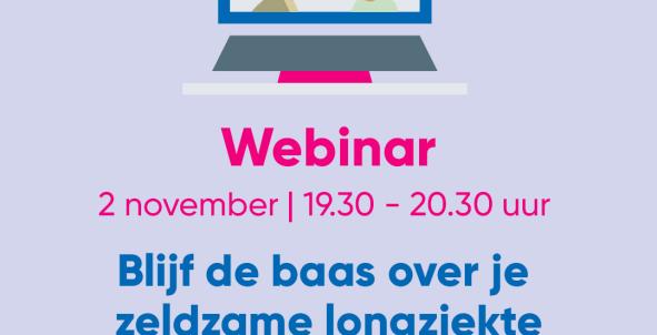 Webinar blijf de baas over je zeldzame longziekte 2 november 2022