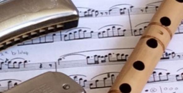 Mondharmonica met fluit