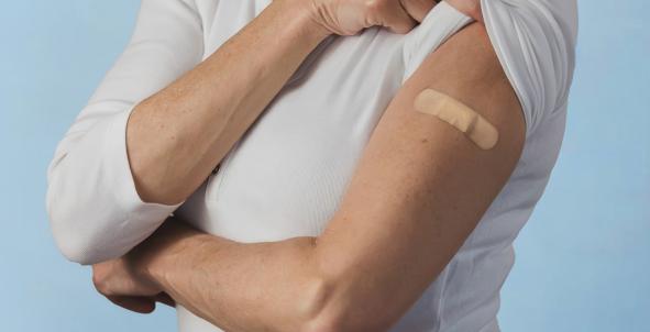 vaccinatie met pleister