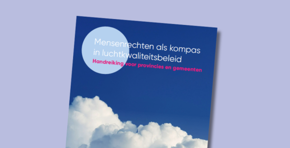 Cover van de Handreiking Mensenrechten als kompas in luchtkwaliteitsbeleid