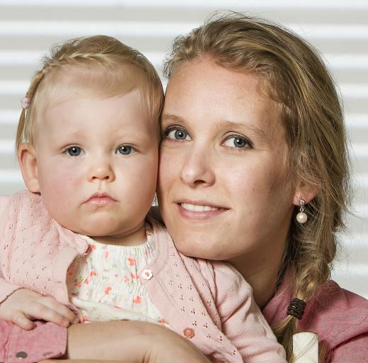 Sandra en Amy - longontsteking bij een kind