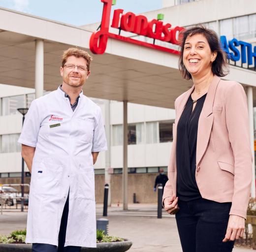 Janine Bastiaans en dokter Kappen