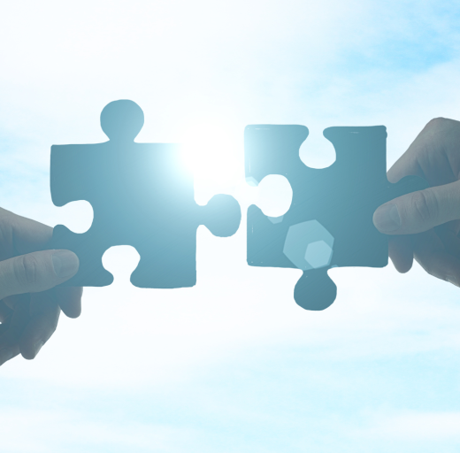 stockfoto zakelijk puzzelstukje