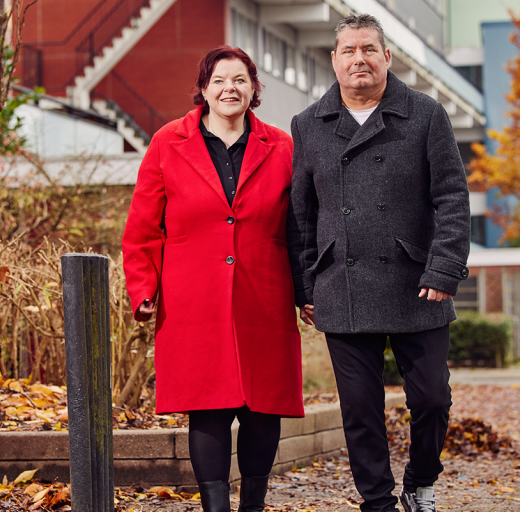 Jeffrey Metz en zijn partner Esther
