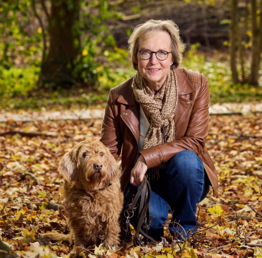 Lia Timmermans met haar hond