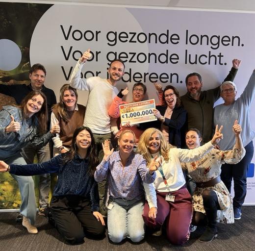 Cheque Nationale Postcode Loterij