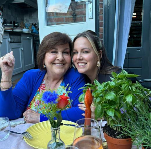 Patricia en haar moeder
