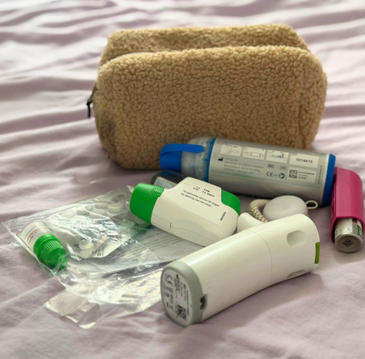 Toilettas met medicijnen