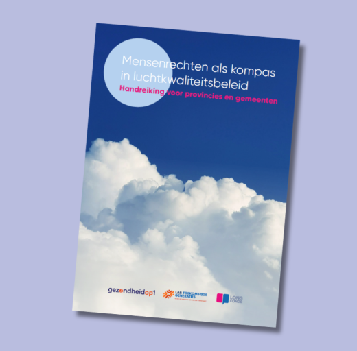 Cover van de Handreiking Mensenrechten als kompas in luchtkwaliteitsbeleid