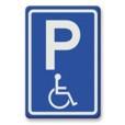 LP illustratie gehandicaptenparkeerplaats