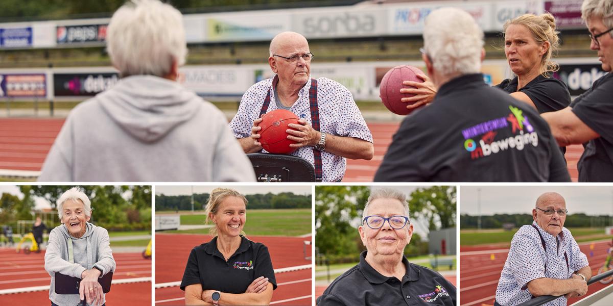 Jet, Wieneke, Hans op beweegtraining in Winterswijk