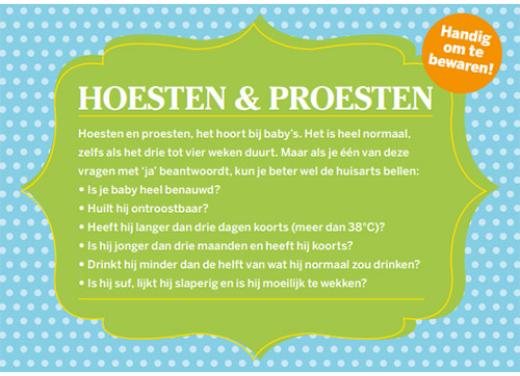 Hoesten en proesten kaart