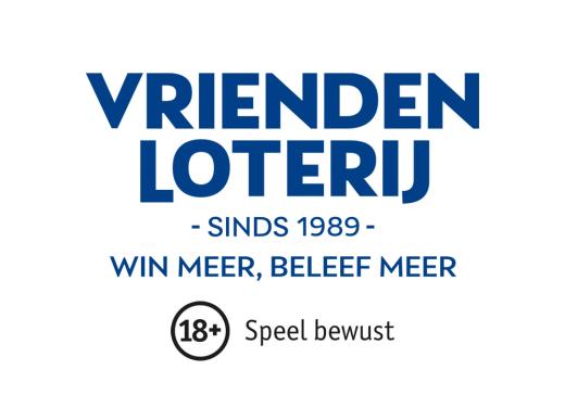 VriendenLoterij logo, 18+ speelbewust