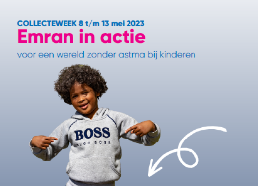 Emran in actie voor Longfonds