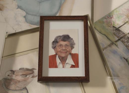 Elly Fromberg, beeld uit boekje 'Voor altijd'