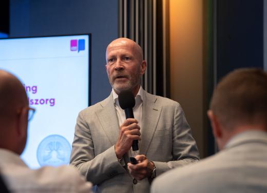 Leon van den Toorn tijdens de Kennisbijeenkomst Gezonde Lucht op 4 sept 2024L
