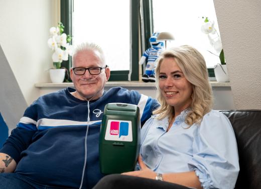 Johan en Manuela collecteren voor Longfonds