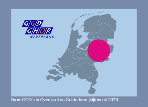 Plaatje Gezondheid in Overijssel-Gelderland (bron: GGD)