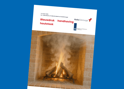 Cover van de 'Blauwdruk handhaving houtstook'