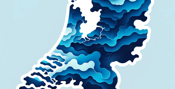 landkaart Nederland